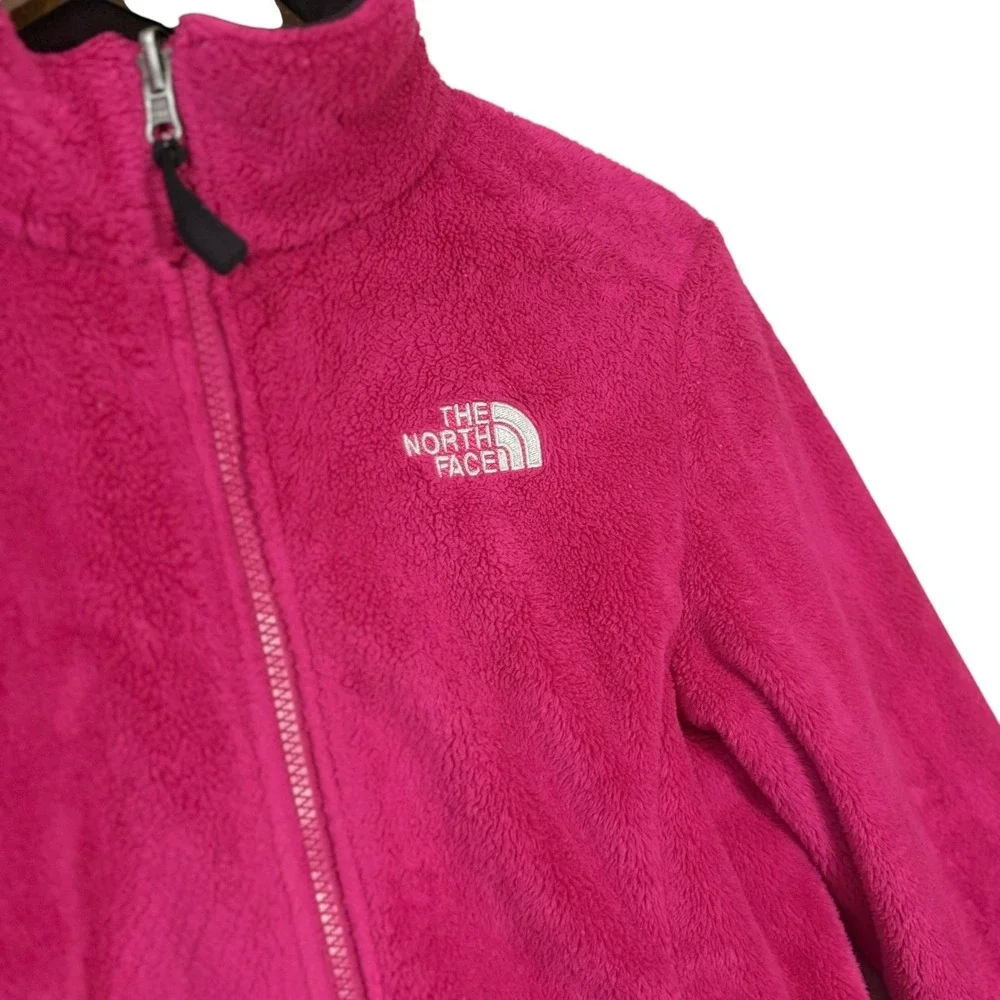 The North Face Womens Osito Jacket XS Magenta Fleece Plush Full Zip Gorpcore